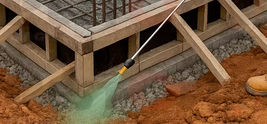 Foundation Slab Termite Treatment in Wayne