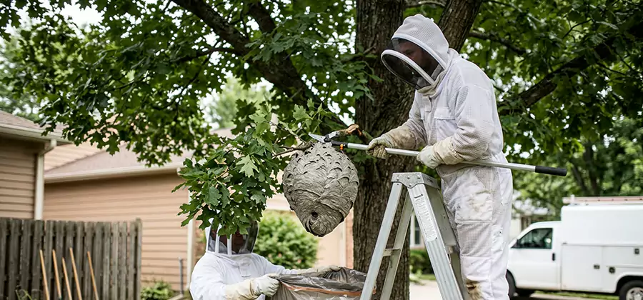Wasp Nest in Tree Removal Wayne
